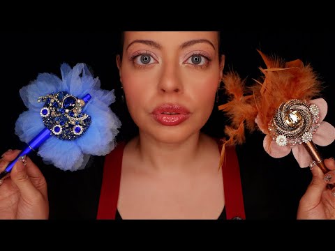 ASMR| Luxury Pen Shop Roleplay for the MAXIMALIST - Over explaining, Scratching, Jewelry-like Sounds