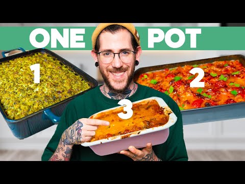 3 einfache One Pot Rezepte - Der Ofen kocht für dich 💪😋