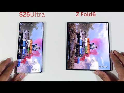 Samsung Galaxy S25 Ultra vs Z Fold6 Speed Test and Camera Comparison