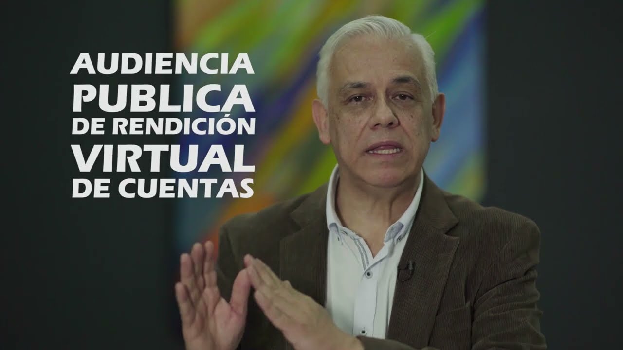 Invitación a la Audiencia Pública virtual de Rendición de Cuentas 18 de noviembre. 