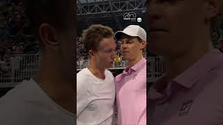 JANNIK SINNER COMPLETES THE SUNSHINE DOUBLE 🇮🇹 #miamiopen #atp #tennis