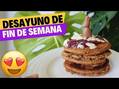 🥞 Hotcakes de conejito #desayunosaludable #balanceandolavida