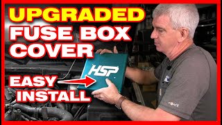 Upgraded HSP Fuse Box Cover Install - 2001-2007 Duramax Trucks #howto #diesel #duramax