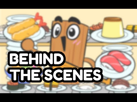 [behind the scenes] Tung Tung Tung Sahur Spinning sushi mukbang #Italian Brainrot