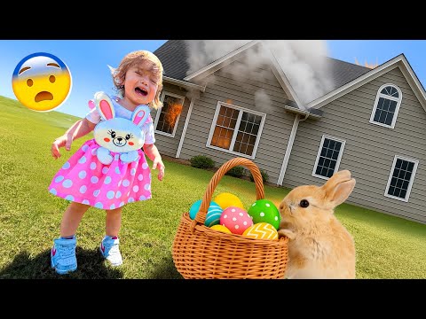 PEGOU FOGO na PÁSCOA em FAMÍLIA! ALARME DISPAROU e CAÇA aos OVOS com MINHAS FILHAS! Pai Também Vloga