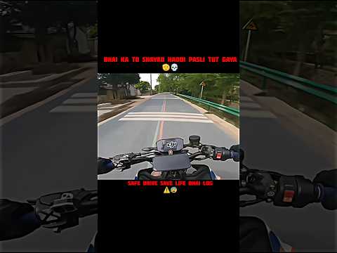 Bhai Ka To Shayad Haddi Pasli Tut Gaya ⚠️💀 #bikerider #motovlog #racing #superbike #ninjazx10r #aura