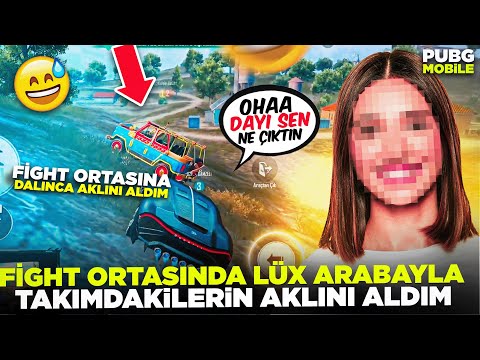 FİGHT ORTASINDA LÜX ARABAYLA TAKIMDAKİLERİN AKLINI ALDIM 😂