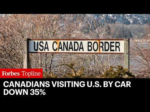 YouTube video thumbnail: Canadians Visiting U.S. By Car Down 35% In 2 Years