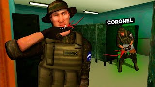 GTA MTA RP - TIVE QUE FAZER UM AGRADO NO CORONEL PRA SUBIR DE PATENTE! 🤣🤣🤣