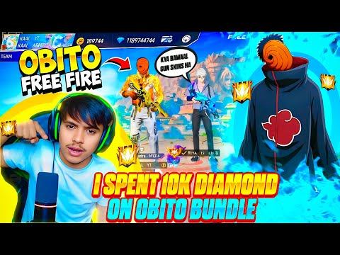 OBITO IN FREE FIRE 🤯🤯 || FREE FIRE FULL MAP GAMEPLAY 😈😈