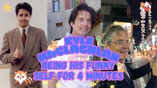 Kyle MacLachlan being his funny self for 4 minutes straight