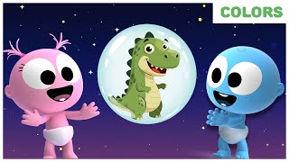 GooGoo & GaaGaa's Colorful Adventure! | Musical Instruments & Vehicles for Kids | Color Crew +