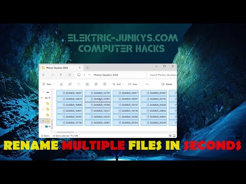 Rename Multiple Files or Photos in Windows 11 Ultrafast | Best Computer Tips and Tricks #Hacks