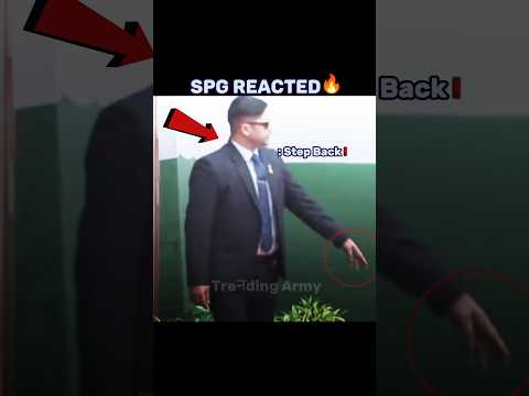 SPG vs. Politicians 🗿🔥🔐 "No Shortcut to PM Modi" ✅ #shorts #viralvideo #trending