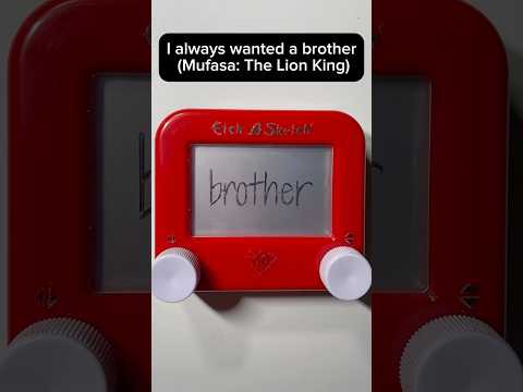 2 hours of sketching later😅 I always wanted a brother (Mufasa) #lionking #mufasa #art #brother
