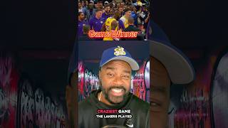 LeBron sacrificed 10pt streak for Game Winner!👑 #shorts #lebron #lakers #torontoraptors