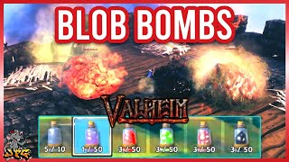VALHEIM How To Craft The NEW BLOB BOMBS! Call To Arms Update (PTB)
