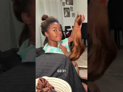 Je l’ai tellement fatigué avec mes tresses nocturnes.Les mamans c’est les meilleurs #klavina