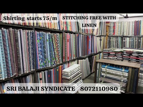 🤩4 Shirt bits/3 Pant bits ₹999 | Linen 40Lea Buy 1 Get 1 ₹999 | Giza Cotton ₹250 | Balaji Syndicate