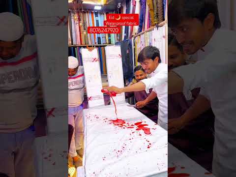 Waterproof fabric Eid special #tailoring #eidspecial #eidmubarak #kurtapajama #waterprooffabric