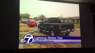News Channel 7 Tree Explosion
