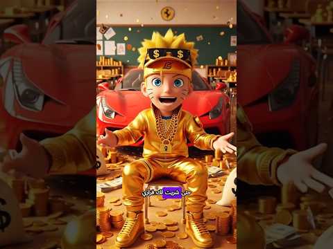 ناروتو أغنى طالب في المدرسة 😱💰 | والهدية… تنين أليف! 🐉