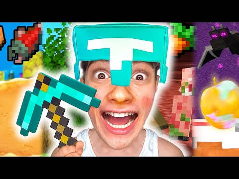 Minecraft Food Emoji IRL Season 1 - All Episodes (1-4)