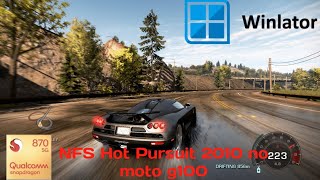 Need for speed hot pursuit 2010 no moto g100 (winlator 11 beta)