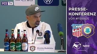 Die gemeinsame Pressekonferenz vor dem Pokalfinale
