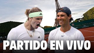 RAFAEL NADAL VS ALEXANDER ZVEREV | PRIMERA RONDA ROLAND GARROS 2024 | PARTIDO EN VIVO