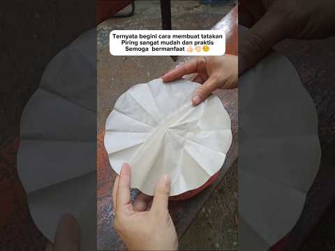 Cara membuat tatakan piring kertas #shorts #fyp #trending #viralshorts