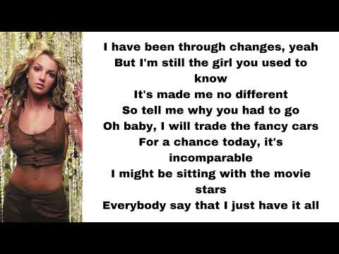 Britney Spears - Can’t make you love me (lyrics)