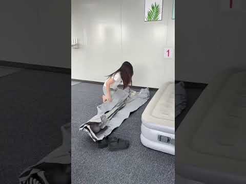 "Riya on My Bed?! ๐ก๐๏ธ Watch Her Air Bed Transformation! ๐จโจ"#shortfeed #viralvideo