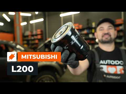 Cómo sustituir: filtro de combustible en MITSUBISHI L200 KA [TUTORIAL AUTODOC]