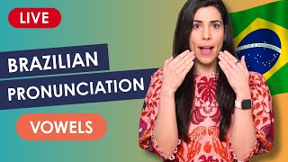 🔴 Live Class – Brazilian Portuguese Pronunciation: Vowel Sounds