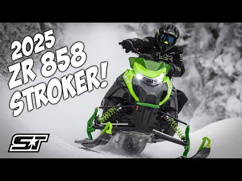 2025 Arctic Cat ZR 858 Stroker 137 with ATAC Snowmobile Review