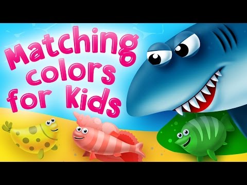 Matching Colors for Kids. Preschool and Kindergarten activities by Kids Academy.
