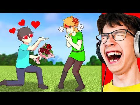 Reacting to Ultimate Minecraft Cartoons (Funny Anime)