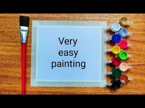 Very easy and simple painting for beginners step by step tutorial