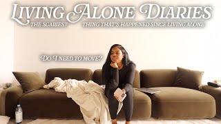 LIVING ALONE | Moving out?! SCARIEST thing that happened since living alone STORYTIME & mini vlog!