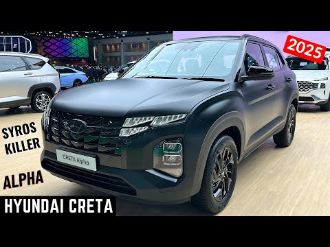 New Hyundai Creta Alpha 2025 Premium SUV - Kia Syros 2025 Vs Hyundai Creta ? | Hyundai Creta 2025