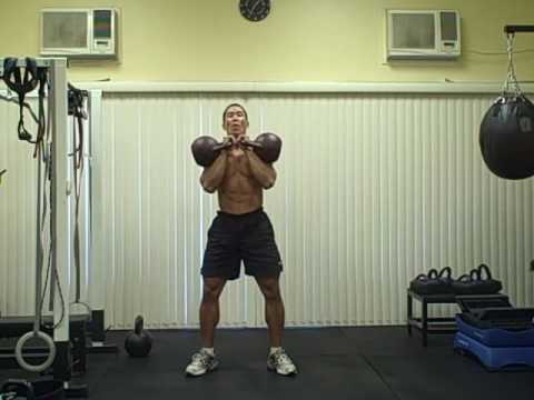 kettlebell thruster crossfit