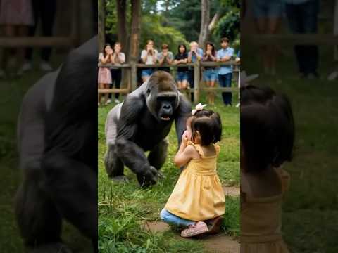 Gorilla Pulls Little Girl Into Enclosure – Crowd Can’t Believe It!
