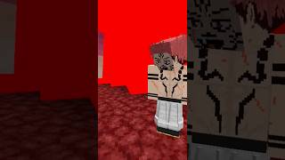 YUJI ITADORI contra TUKUNA NO JUJUTSU KAISEN #minecraft #jujutsukaisen