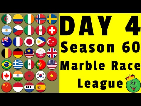 Marble Race League Season 60 Day 4 Marble Race / Marble Race King