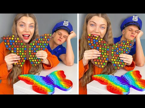 Mariana and Liza in Jail! Chocolate Pop It & More DIY Food Idea