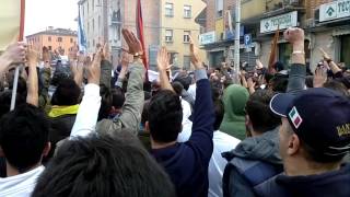 bologna calcio manifestazione corteo contro presidente guaraldi zola predosa2