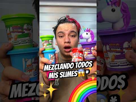 MEZCLÉ TODOS MIS SLIMES? ESPERO TENGA APOYO? @soyandreyhenao #shortsviral