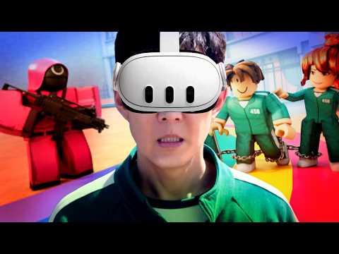 VIVI los SQUID GAMES 2 con REALIDAD VIRTUAL / ROBLOX VR