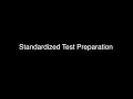Standardized Test Preparation Strategies